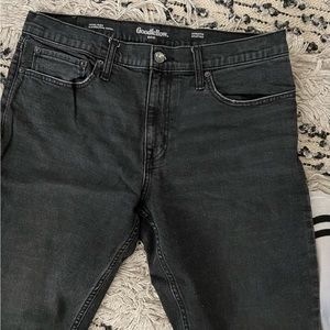 Men’s black denim jeans